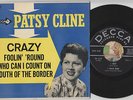 45 EP Rare PATSY CLINE DECCA 2707 CRAZY-FOOLING AROUND-WHO CAN I COUNT ON +1 M-