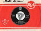 Elvis Presley German 45 Muß i denn...    Cover Einseitig bedruckt 47-9340