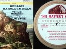 YEHUDI MENUHIN / Berlioz Harold in Italy / UK EMI HMV CREAM-GOLD ASD 537