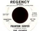THE AVANTIS Phantom Surfer on Regency Promo Surf Teen Rocker 45 Hear