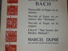 MARCEL DUPRE plays BACH / LUMEN