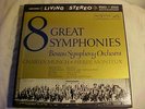 CHARLES MUNCH PIERRE MONTEUX 8 great symphonies 5 LP RCA LSC 6902 living stereo