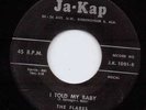 DOOWOP TEEN + ROCKABILLY--FLARES--HEAR -1958 -ALABAMA STARDAY CUSTOM on JA-KAP