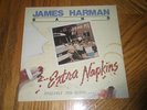 JAMES HARMAN BAND / EXTRA NAPKINS   1988 Rivera Album w rare napkin   NR MINT