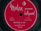 pc78 R&B vocal group-Modern 818-Richard Lewis & the Barons-RARE