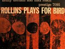 SONNY ROLLINS Rollins Plays For Bird RVG DEEP GROOVE PRESTIGE 7095 + AUTOGRAPH