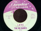 RARE DOO WOP GROUP 45 THE NO NAMES ON GUYDEN #2114 LOVE/JAM
