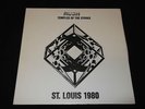 Rush Temples of the Syrinx St Louis 1980 PW tour vinyl LP EX condition