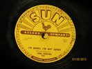 SUN LABEL 78 RPM ***** CARL PERKINS ***** Dixie Fried / I'M SORRY I'm not Sorry
