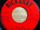 * RICKI SANRO Uncle Sam/When Will I See You RARE ROCKABILLY Rickarby 45 Hear 