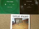 TITLE FIGHT FLEXI DISC SET SHED secret society RARE HARD TO FIND HOT WATER MUSIC