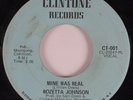 Crossover Soul 45 ROZETTA JOHNSON Mine Was Real CLINTONE VG++ HEAR
