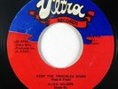 Reggae 45 FLICK WILSON Keep The Troubles Down on Ultra VG++