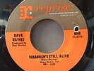 Dave Davies - Ex Kinks - Susannah's Still Alive b/w Funny Face 45 RPM Reprise