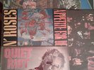 LP Iron Maiden Somewhere in time guns and Roses appetite Quiet Riot Metal health