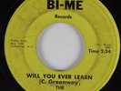 Northern Soul 45 SOUL SET Will You Ever Learn BI-ME HEAR