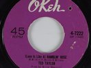 R&B Mod Soul 45 TED TAYLOR (Love Is Like A) Ramblin' Rose OKEH VG+ MC5 HEAR