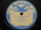 Blues, Walter Davis 1936, Buff Bluebird.Fine copy