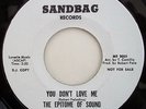EPITOME OF SOUND - You Don't Love Me - SANDBAG W/D - US 45 - Northern Soul