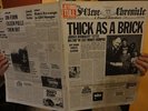 JETHRO TULL - THICK AS A BRICK - TOP ZUSTAND ORIGINAL 12 SEITIGES ZEITUNGS COVER
