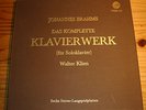 Walter KLIEN Brahms Complete Works for Solo Piano 6-LP-Box VOX