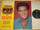 ELVIS PRESLEY  THE JORDANAIRES   POT LUCK  RARE RCA UK MONO VINYL RECORD LP 1962