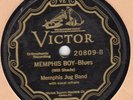 Victor 20809 MEMPHIS JUG BAND Memphis Boy 1927 glossy E-