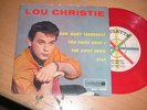 LOU CHRISTIE How many teardrops Rare EP Sweden in red wax 1963 *