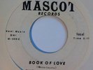 The Monotones - Book of Love - Mascot -- RARE DOO WOP 45 NM-