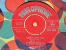 KEITH KELLY   LISTEN LITTLE GIRL   UH-HUH   VERY RARE UK PARLOPHONE 7