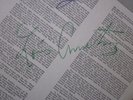 Original Louis Armstrong Plays W. C. Handy SIGNED BY ALL PLAYERS