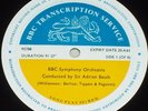 BBC Symphony 3LP radio transcription Ruggiero Ricci-Paganini Violin Concerto NM-