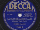 Cajun Country 78rpm Record 78 Decca 17025 Joseph Falcon Guitar Accordion Fiddle