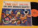 DAVE BRUBECK QUARTET LP TIME OUT 1°ST ORIG ITALY 1968 EX+   AUDIOFILI FLIPBACK