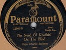 PRE WAR  BLUES  PAPA CHARLIE JACKSON   PARAMOUNT 12660 EE-  HEAR