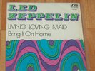 LED ZEPPELIN -living loving maid 1970 RARE 7