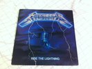METALLICA - RIDE THE LIGHTNING LP - ORIGINAL PRESSING - MRI 769 RARE METAL