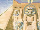 Iron Maiden Powerslave Original 1984 LP Textured Cover Orig Inner Sleeve NM/NM