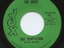 Rare Garage 45 - The Kings - Got Temptation - Jox # JO 049 - LISTEN - Mint Minus