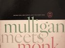 GERRY MULLIGAN Meets THELONIOUS MONK LP Riverside deep groove mono VG+