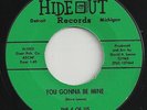 RARE DETROIT GARAGE PSYCH-HIDEOUT 1003-THE 4 OF US-YOU GONNA BE MINE-45-NICE