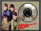 MONKEES - DAYDREAM BELIEVER .- FRAMED 'SILVER' 45rpm  RECORD