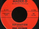 KING SOLOMON Separation R&B NORTHERN SOUL 45 *listen*