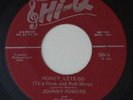 Rockabilly JOHNNY POWERS DELL VAUGHN Honey Let's Go/Rock The (HEAR BOTH) Hi-Q 45
