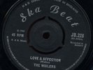 WAILERS / BOB MARLEY  -  LOVE  AND  AFFECTION  (1965  SKA BEAT  7