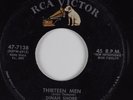 Popcorn Soul 45 DINAH SHORE Thirteen Men RCA VICTOR HEAR