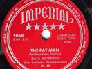 Hear R&B 78 rpm FATS DOMINO The Fat Man b/w Detroit City Blues IMPERIAL 5058