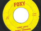 Northern Soul R&B Rocker 45 Mary Johnson These Tears b/w Lost Love Foxy Listen