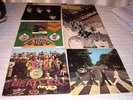 5 x BEATLES LPs - PLEASE PLEASE ME/WITH THE/REVOLVER/SERGEANT PEPPER/ABBEY ROAD