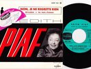EDITH PIAF Non, je ne regrette rien 1961 original BIEM DEDICACE Autographe ??